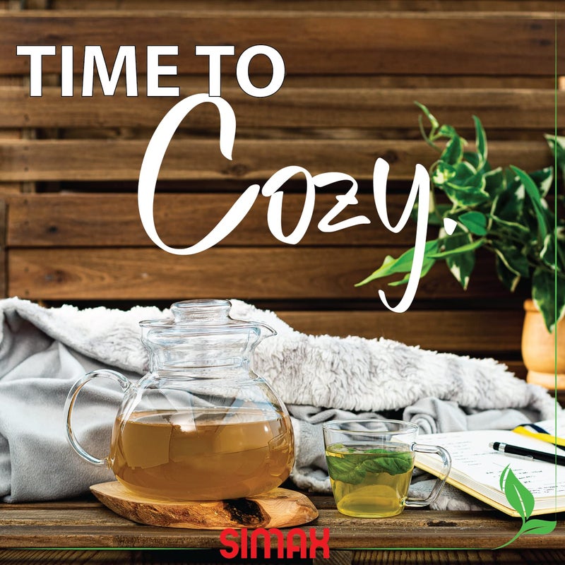 Simax Glass Teapot for Stovetop: Clear Glass Tea Kettle with Spout - 1 Quart/4 Cup Teapot - Microwave Safe - Image 4